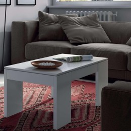Mesa de centro Flow elevable blanco brillo
