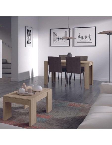 Mesa de centro elevable Flow Roble Canadian