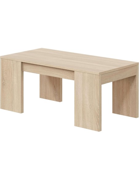 Mesa de centro elevable Flow Roble Canadian