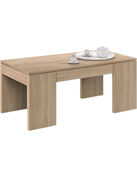 Mesa de centro elevable Flow Roble Canadian