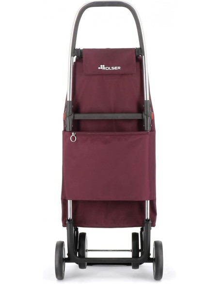 Carro Rolser I-MAX MF 4 Ruedas plegables burdeos