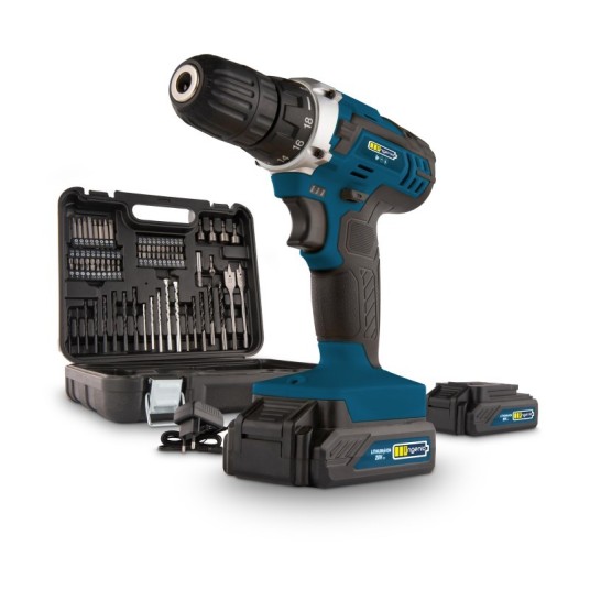 Taladro/destornillador inalámbrico Ingenio 20 V con baterías Li-ion