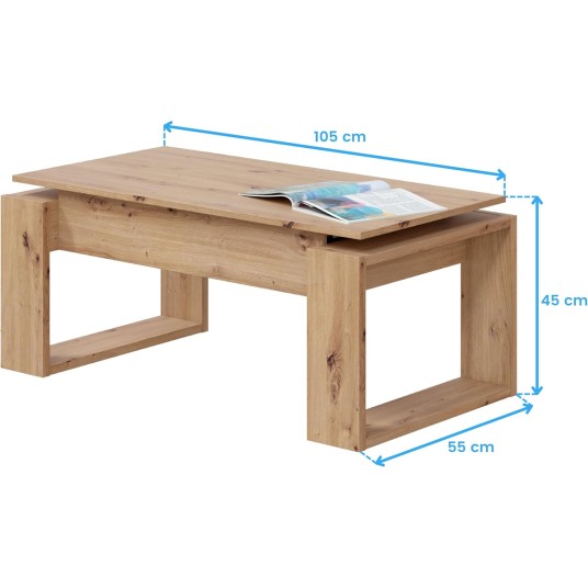 Mesa de Centro Urban – Roble Nordik