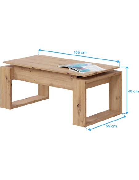 Mesa de Centro Urban – Roble Nordik