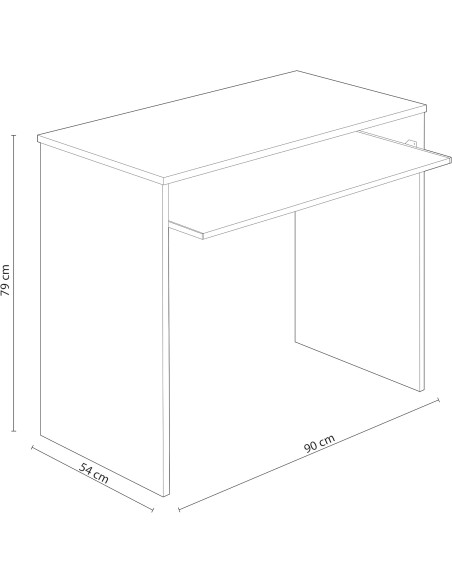 Escritorio y Mesa de Ordenador Blanco Artik