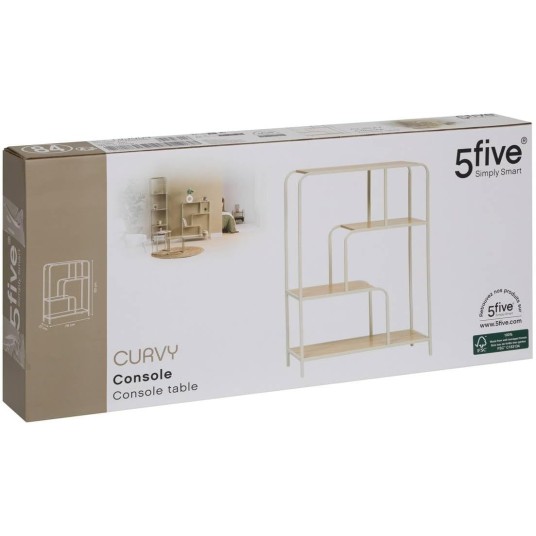 Estantería Curvy con 4 Niveles de...