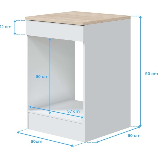 Módulo Bajo para Horno Kira 60 cm