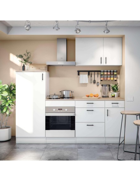 Módulo Alto de Cocina Kira 60 cm Blanco Brillo