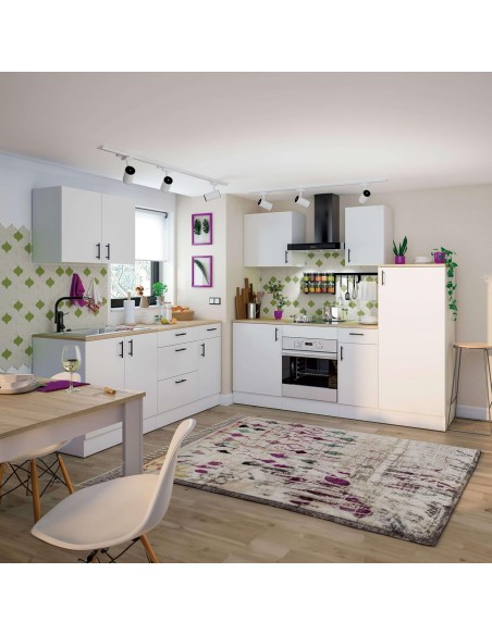 Módulo Alto de Cocina Kira 40 cm Blanco Brillo