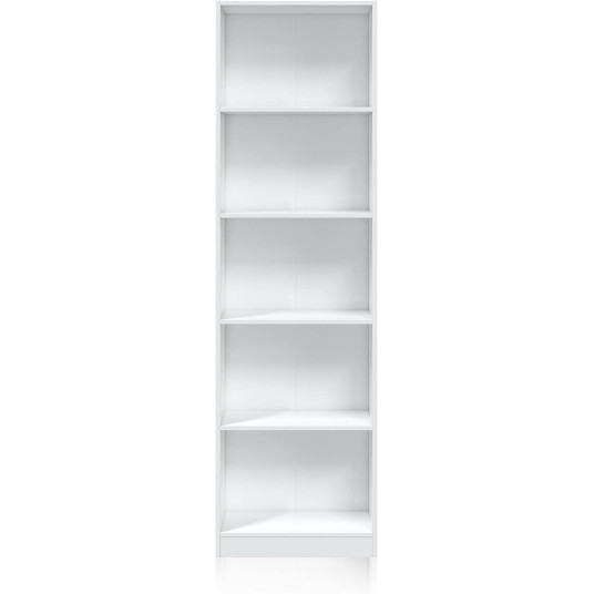 Estantería Alta 6 Baldas Blanco Artik