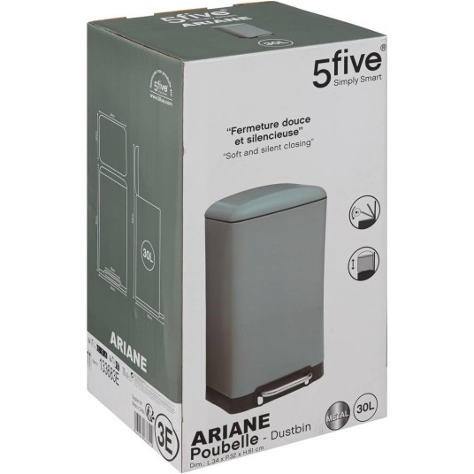 Cubo de Basura Cocina 30L 5Five...