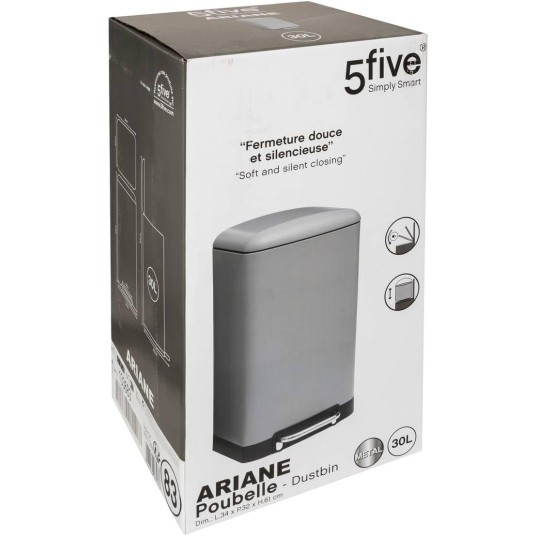 Cubo de Basura Cocina 30L 5Five...