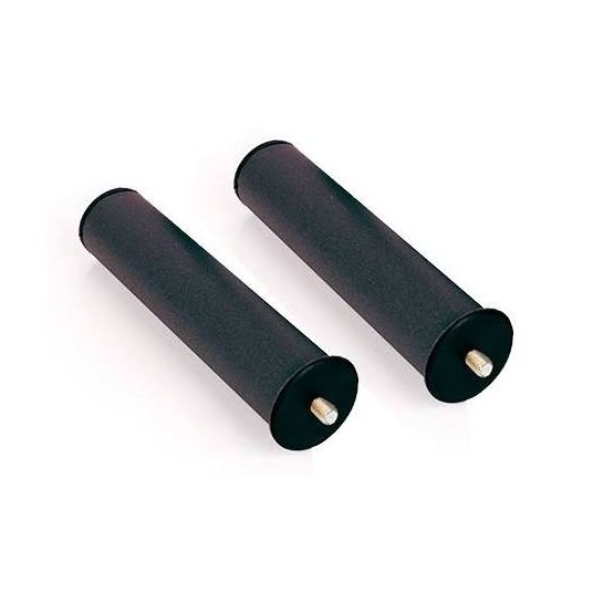 Juego de 2 patas para mueble color grafito 25 cm