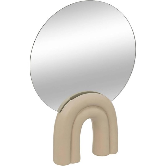 Espejo Wavy Bliss Atmosphera con diseño ondulado en resina y vidrio