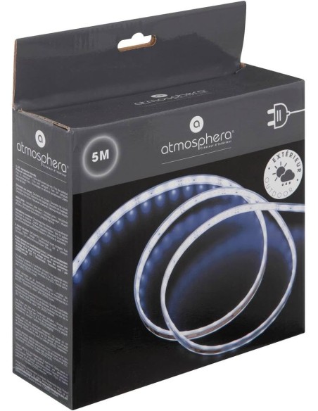 Cinta LED blanca para exteriores 500 cm Atmosphera