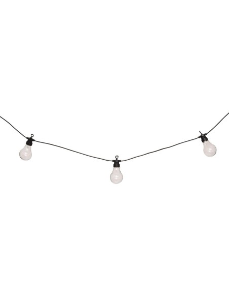 Guirnalda solar exterior con 10 luces LED vintage