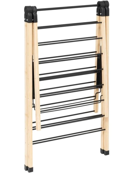 Tendedero puente plegable 13 m – Bambú Negro