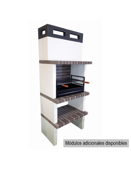 Barbacoa de Obra Camping 273 – Carbón y Leña