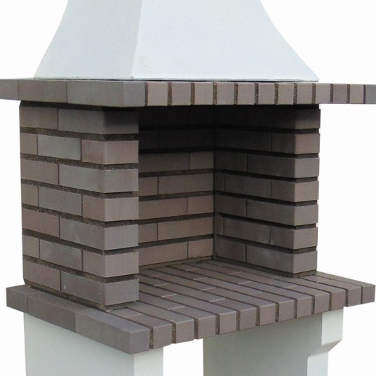 Barbacoa de Obra Gray 797 con 2 baldas