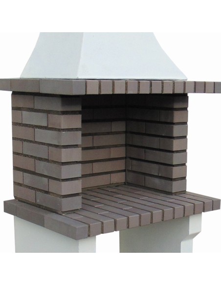 Barbacoa de Obra Gray 797 con 2 baldas
