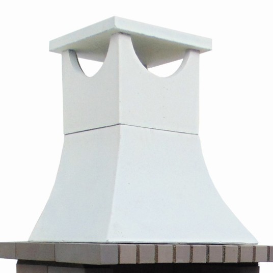 Barbacoa de Obra Gray 797 con 2 baldas