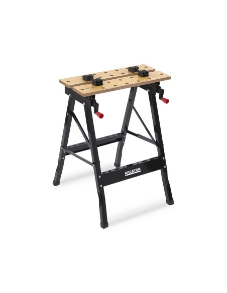 Banco de trabajo plegable VARO KRT672001 acero negro