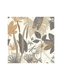 Papel pintado Hojas motivo floral y vegetal