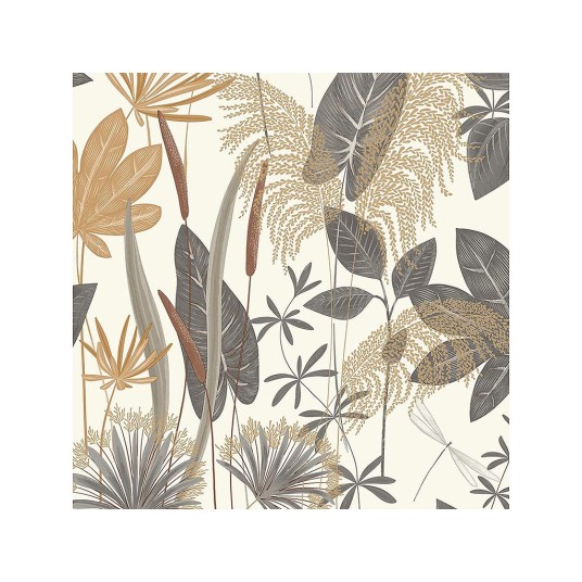 Papel pintado Hojas motivo floral y vegetal