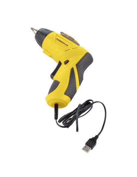 Destornillador inalámbrico 4 V con accesorios y estuche