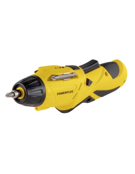Destornillador inalámbrico 4 V con accesorios y estuche