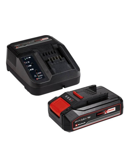 Starter Kit Einhell Power X-Change 18 V 2,5 Ah con batería y cargador rápido