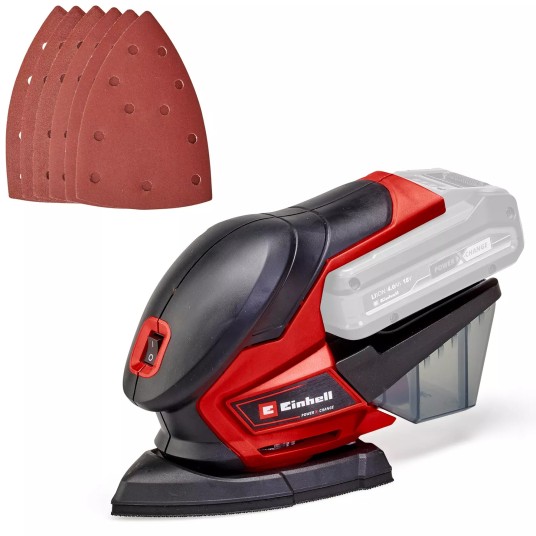 Lijadora múltiple a batería Einhell TE-OS 18/150 Li con cierre Extreme Fix y recogida de polvo