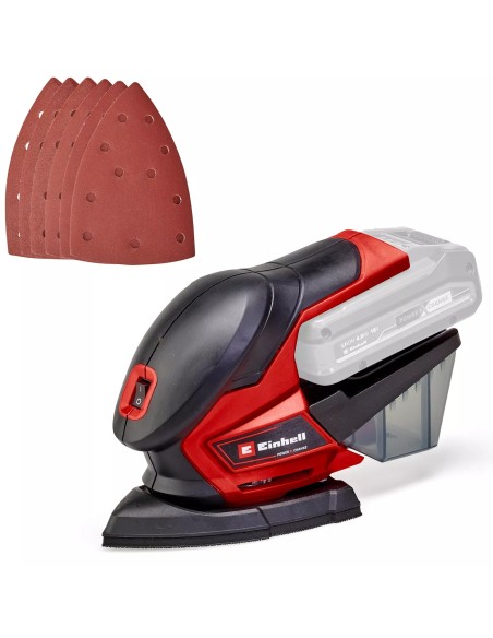 Lijadora múltiple a batería Einhell TE-OS 18/150 Li con cierre Extreme Fix y recogida de polvo