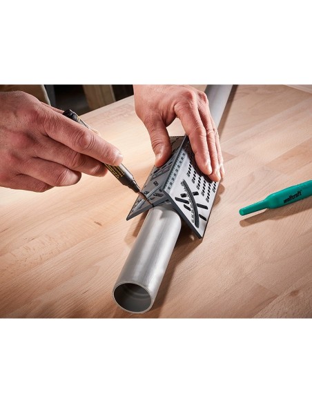 Escuadra 3D Wolfcraft para medir y marcar piezas tridimensionales
