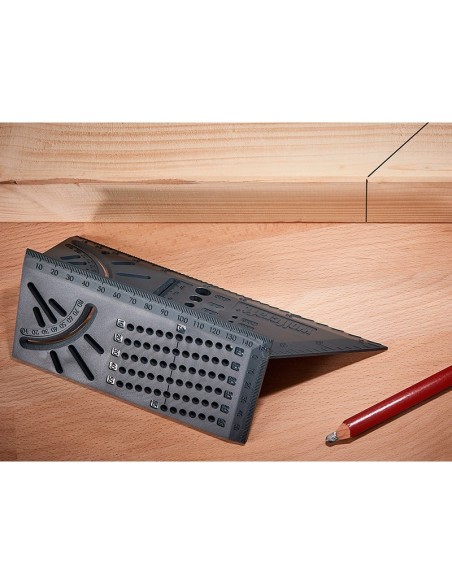 Escuadra 3D Wolfcraft para medir y marcar piezas tridimensionales