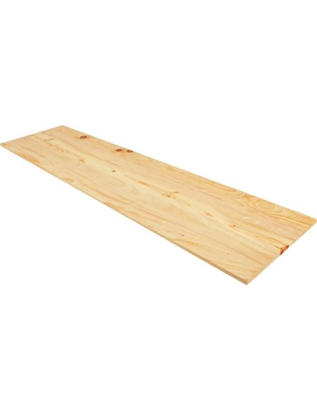 Tablero alistonado de pino macizo FINSA, acabado cepillado, ideal para estantes y cabeceras