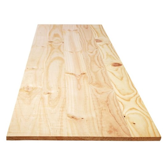 Tablero alistonado de pino macizo  –...