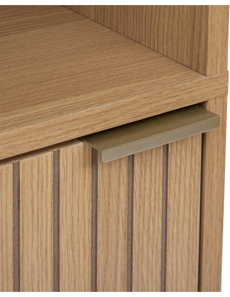 Mueble alto de baño vertical – Efecto madera