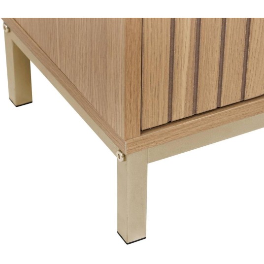 Mueble bajo lavabo compacto con cajón
