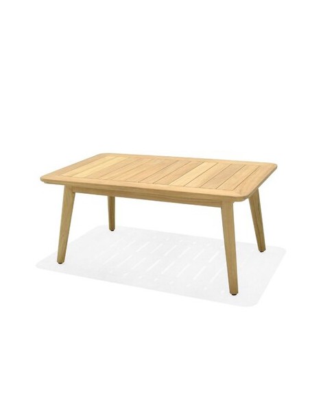 Conjunto de jardín EVE de teca FSC con sofá 3 p. y mesa