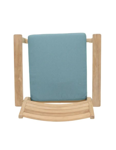 Conjunto comedor EVE de teca FSC mesa + 4 sillas
