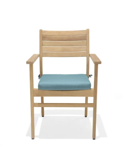 Conjunto comedor EVE de teca FSC mesa + 4 sillas