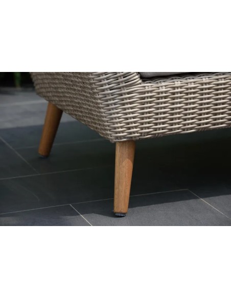 Sofá Chaiselongue de Jardín Martinique con Mesa