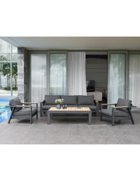 Conjunto de jardín Palau de aluminio