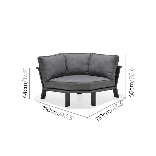 Conjunto modular de jardín Palau 10...