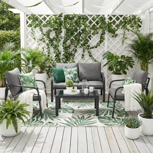 Conjunto de Jardín Puerto Rico 4 Plazas