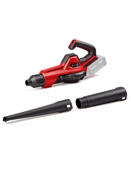 Soplador universal a batería GE-UB 18/250 Li E-Solo de Einhell, 18 V Power X-Change, velocidad aire 250 km/h, caudal 120 m³/h.
