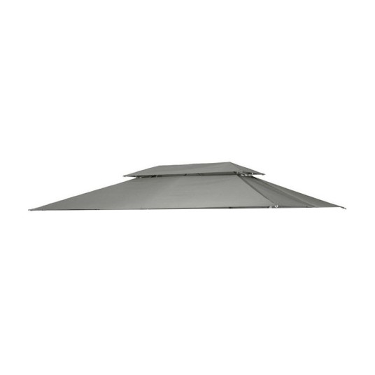 Toldo de repuesto gris para pérgola de acero fabricado en poliéster 200 g/m² con recubrimiento en poliamida.