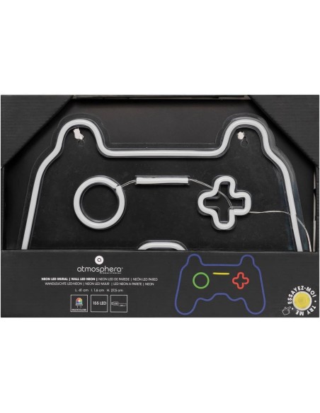 Neón LED de pared Mando Gaming 41 cm USB