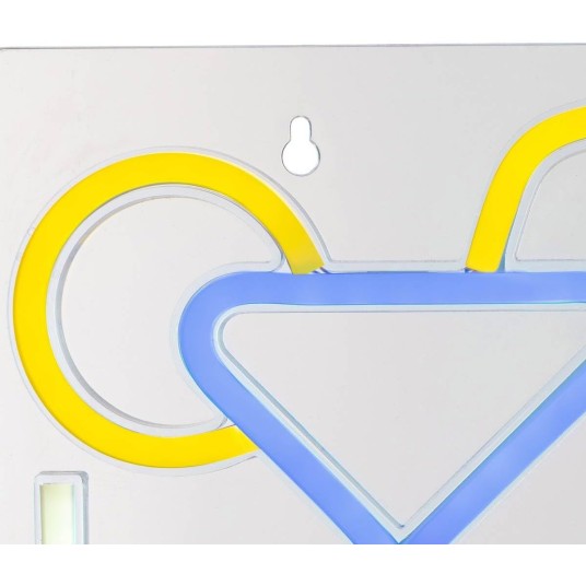 Neón LED de pared Bar 42 cm USB